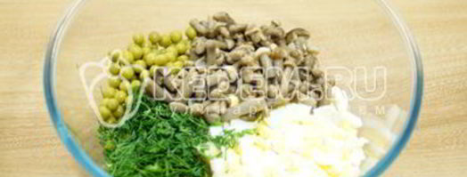 оливье на хэллоуин. Шаг 6