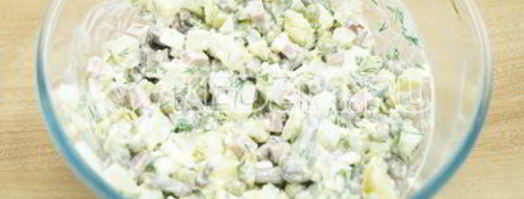 оливье на хэллоуин. Шаг 7