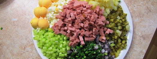 оливье, просто оливье. Шаг 4