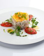 Оливье с копченой куриной грудкой