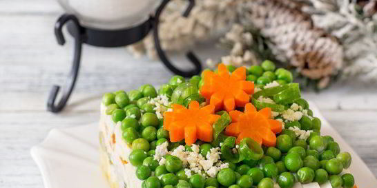 Оливье с курицей