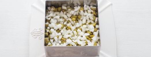 оливье с курицей. Шаг 6