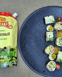 Оливье с майонезом