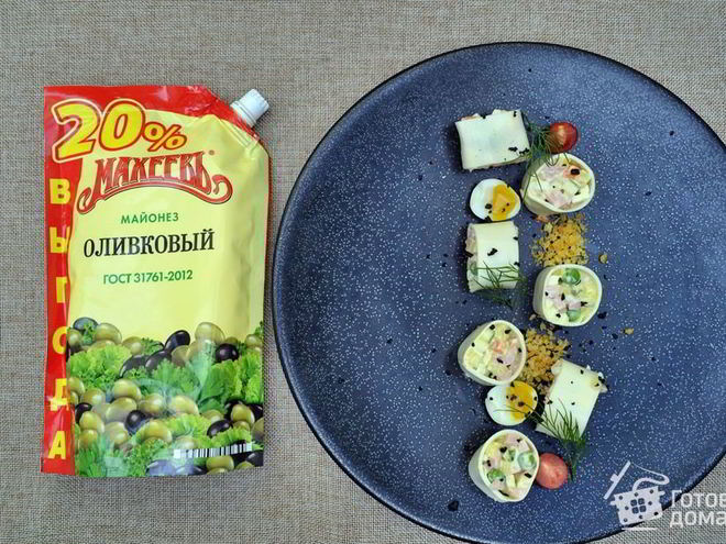 Рецепт оливье с майонезом