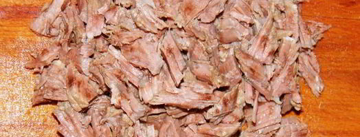 оливье с мясом. Шаг 5