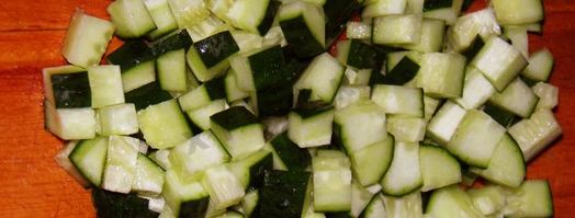 оливье с мясом. Шаг 6