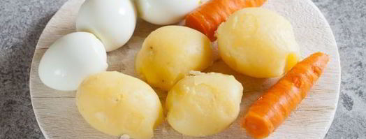 оливье с раковыми шейками. Шаг 5