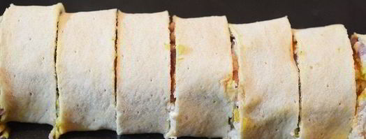 оливье с рыбой в рулете. Шаг 8