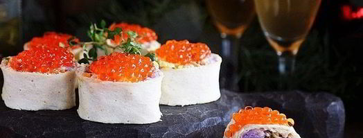 оливье с рыбой в рулете. Шаг 10