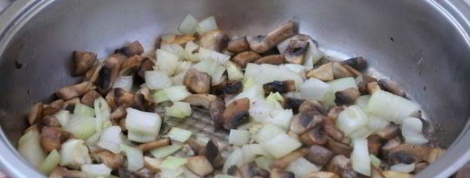 оливье с шампиньонами. Шаг 6