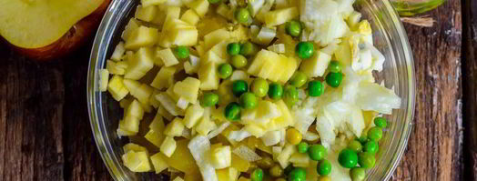 оливье со скумбрией. Шаг 6