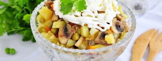 постный оливье. Шаг 9