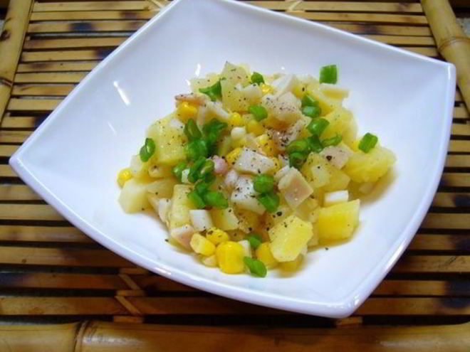 Рецепт постного салата оливье