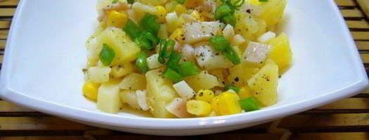 постный салат оливье. Шаг 5