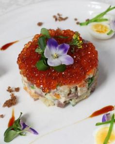 Праздничный салат Оливье