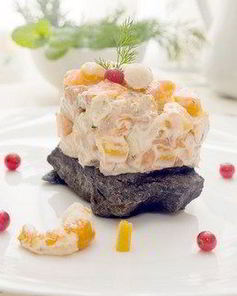 Рыбный оливье