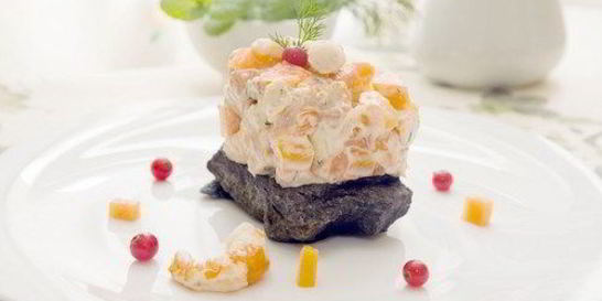 Рыбный оливье