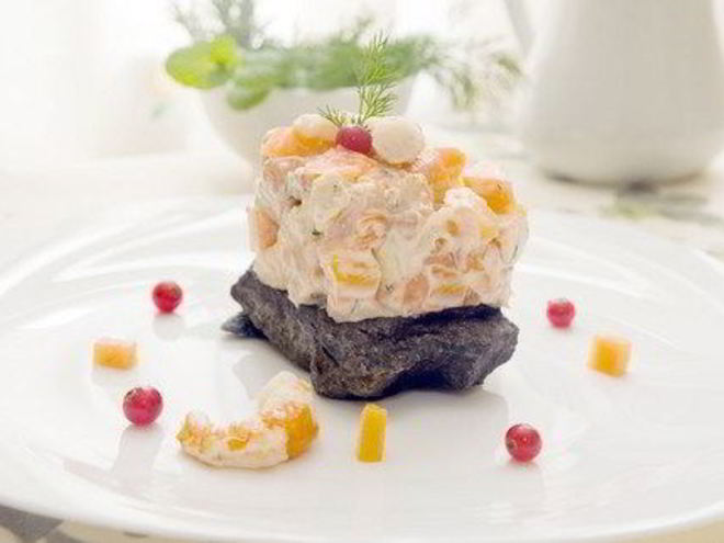 Рецепт рыбного оливье