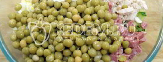 салат новогодний оливье. Шаг 5