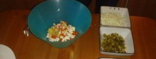 салат оливье по-домашнему. Шаг 6