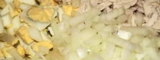 салат оливье с икрой. Шаг 5