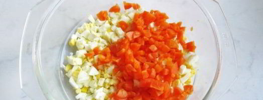 салат оливье с индейкой. Шаг 4