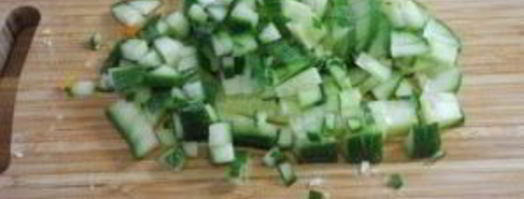 салат оливье с семгой. Шаг 5