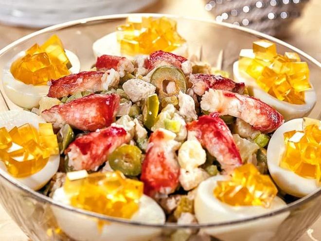 Рецепт салата оливье