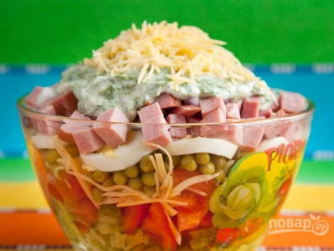 Рецепт салата типа оливье