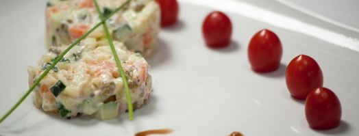 вегетарианский салат оливье. Шаг 6