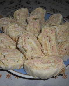 Закуска Оливье-рулет