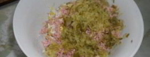 закуска оливье-рулет. Шаг 3