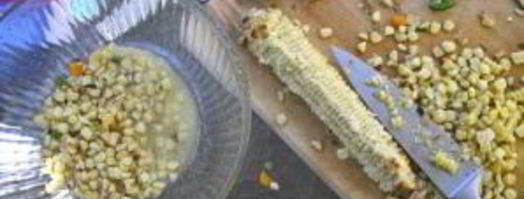 салат из кукурузы, болгарского перца и авокадо. Шаг 6