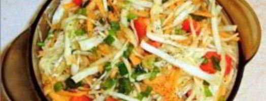 салат из свежей капусты и болгарского перца. Шаг 8