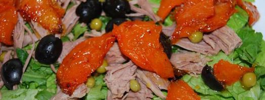 салат из телятины с тыквой, маслинами и лимоном. Шаг 8