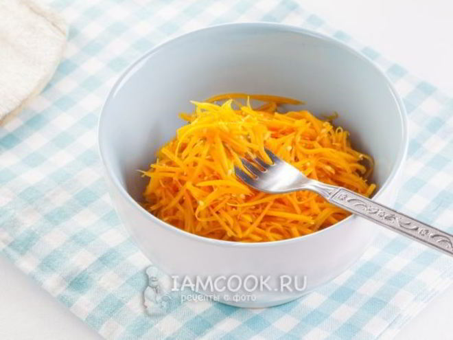 Рецепт салата из тыквы с медом