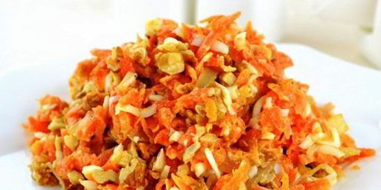 Салат из вареной моркови