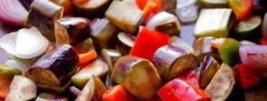 салат из запеченных овощей с молодым картофелем. Шаг 4