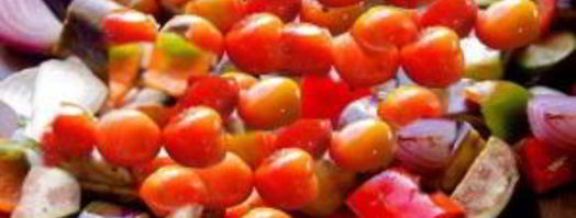 салат из запеченных овощей с молодым картофелем. Шаг 5