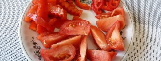 салат-коктейль теплое красное море. Шаг 4