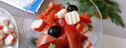 салат-коктейль теплое красное море. Шаг 7