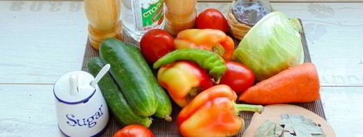 салат кубанский на зиму. Шаг 6