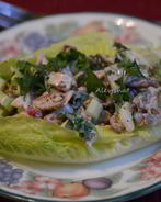 Салат куриный с гранатом