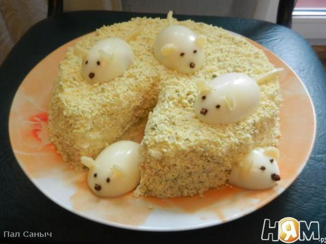 Рецепт мимозы mouse