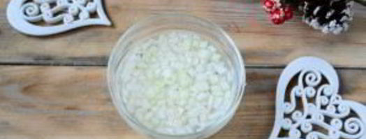 мимоза на год собаки. Шаг 3