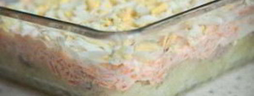 мимоза с горбушей. Шаг 11