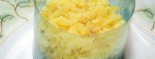 мимоза с консервой. Шаг 4