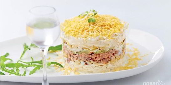 Мимоза с маслом