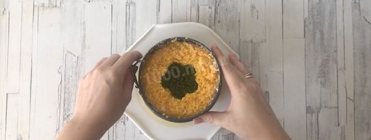 мимоза с тунцом. Шаг 11