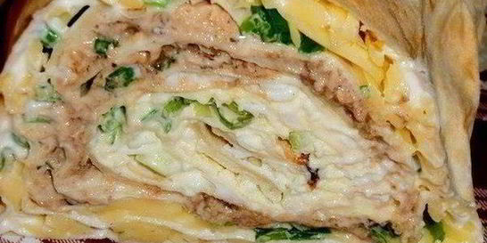 Рулет Мимоза